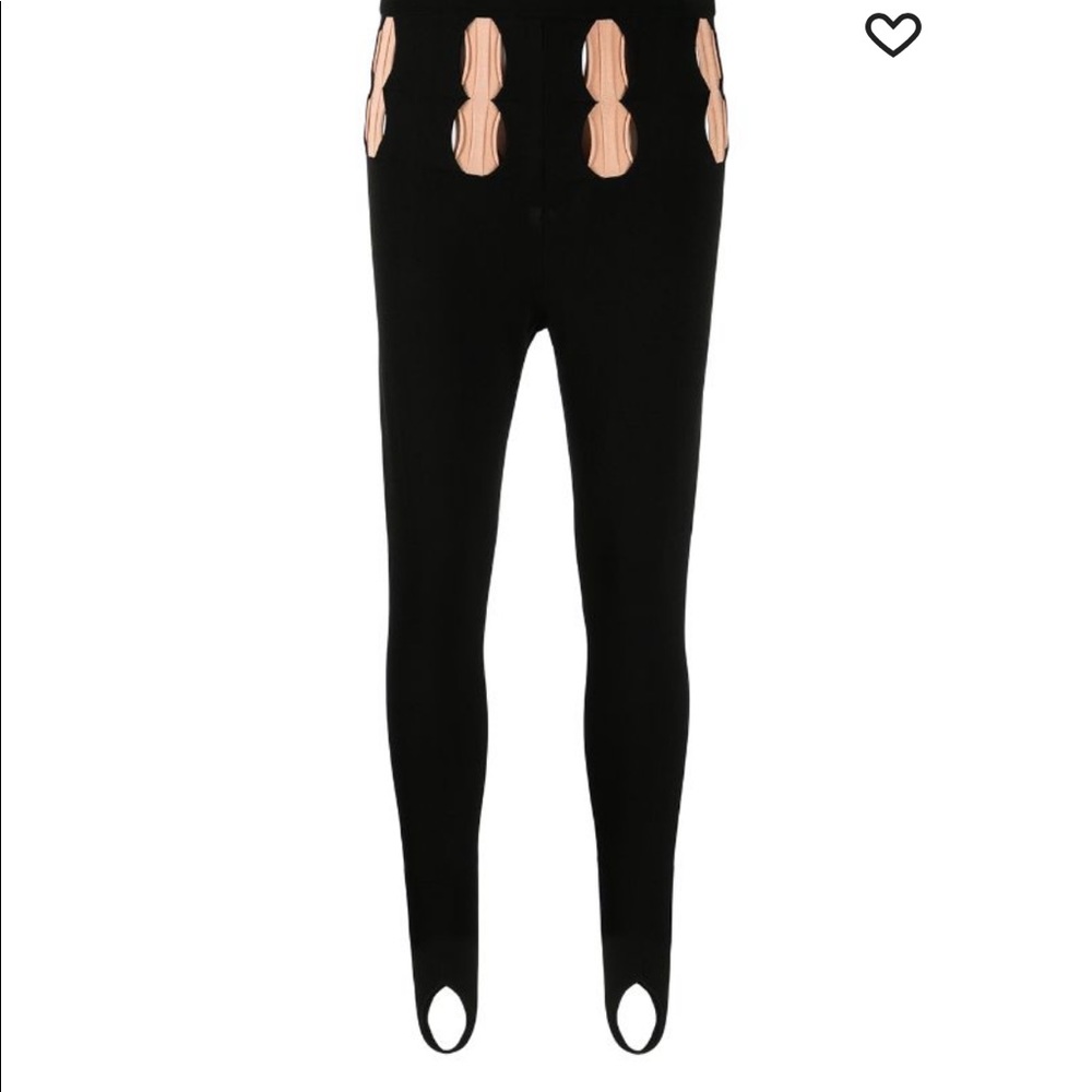 Dion Lee cut out-detail leggings.